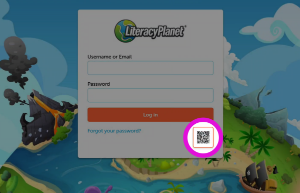 QR code log in